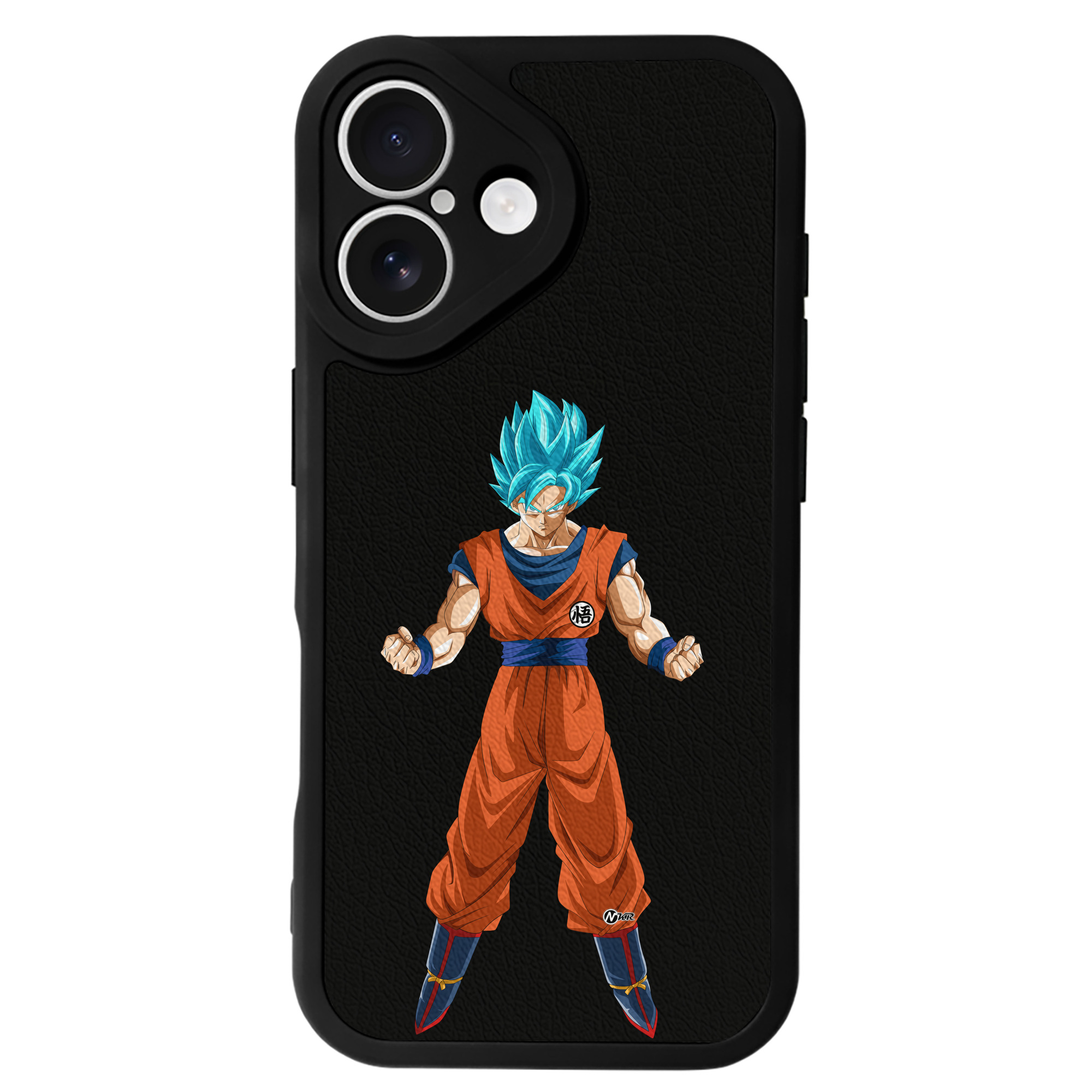 （画像用） ドラゴンボール 孫悟空（そん ごくう）Son Goku カカロット DRAGON BALL Kakarotto 【iPhone 16シリーズ対応】シリコンスマホケース（レザー調） 材質：シリコン